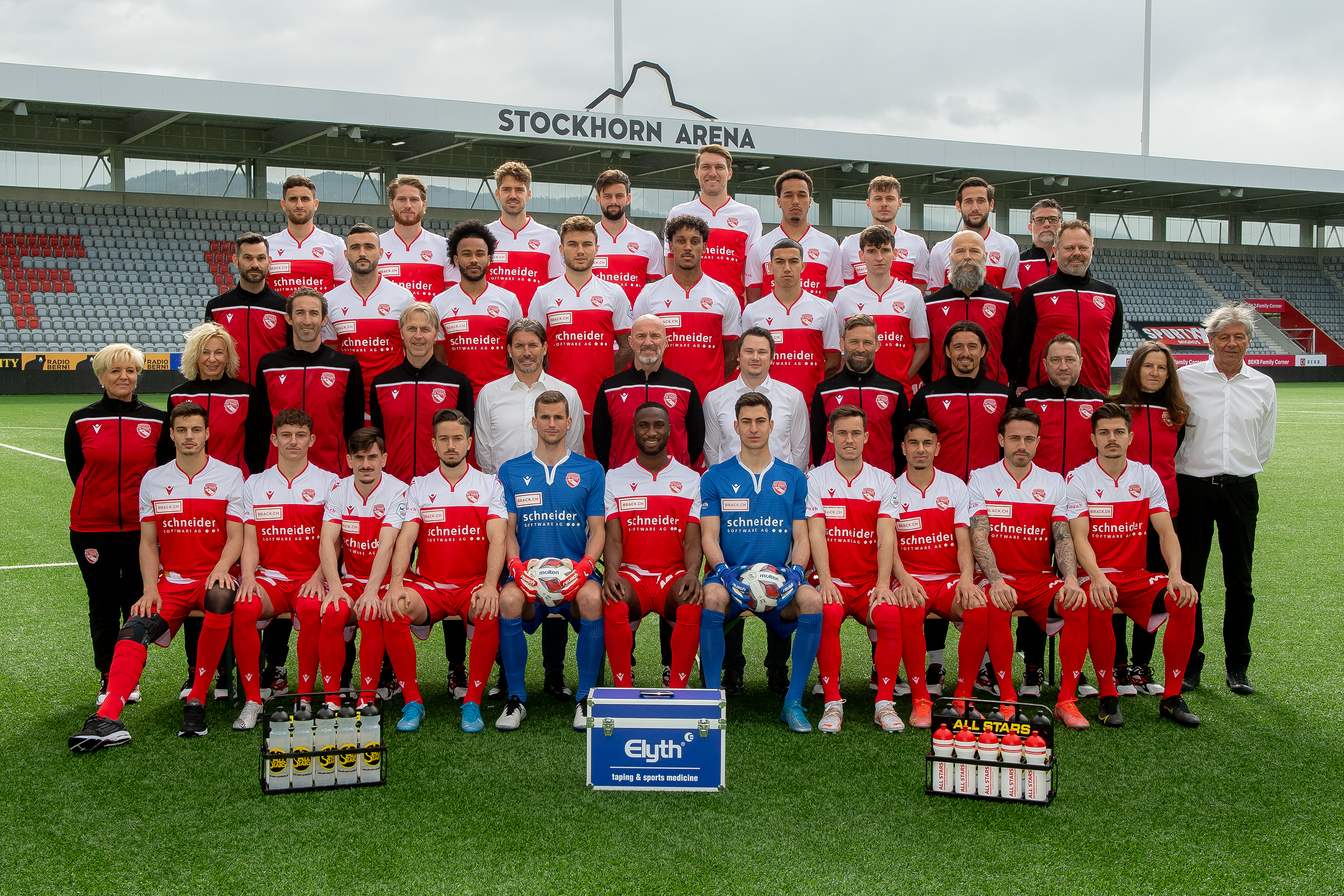 Mannschaftsfoto der ersten Mannschaft des FC Thun aus dem Jahr 1912