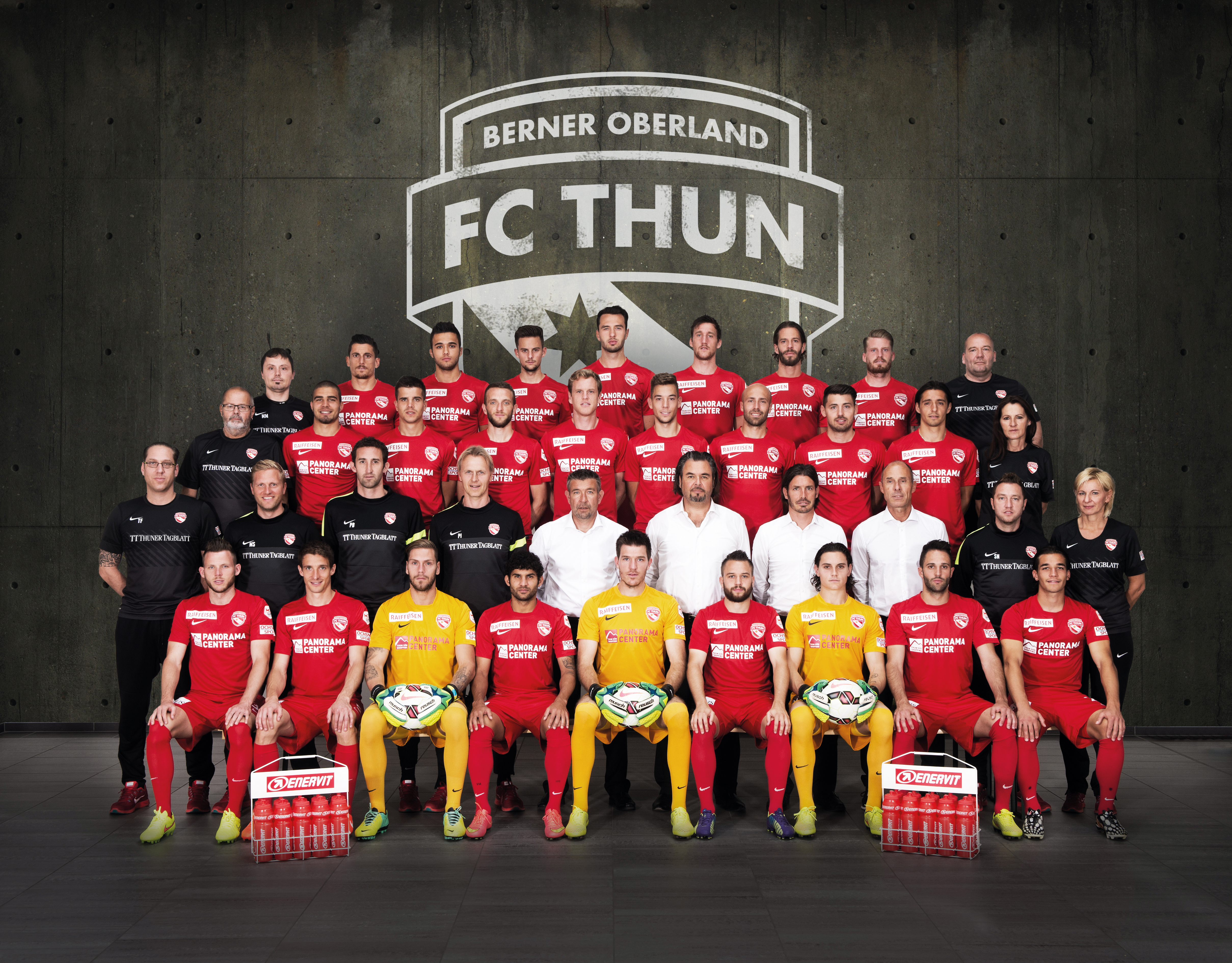 Mannschaftsfoto der ersten Mannschaft des FC Thun aus dem Jahr 1912