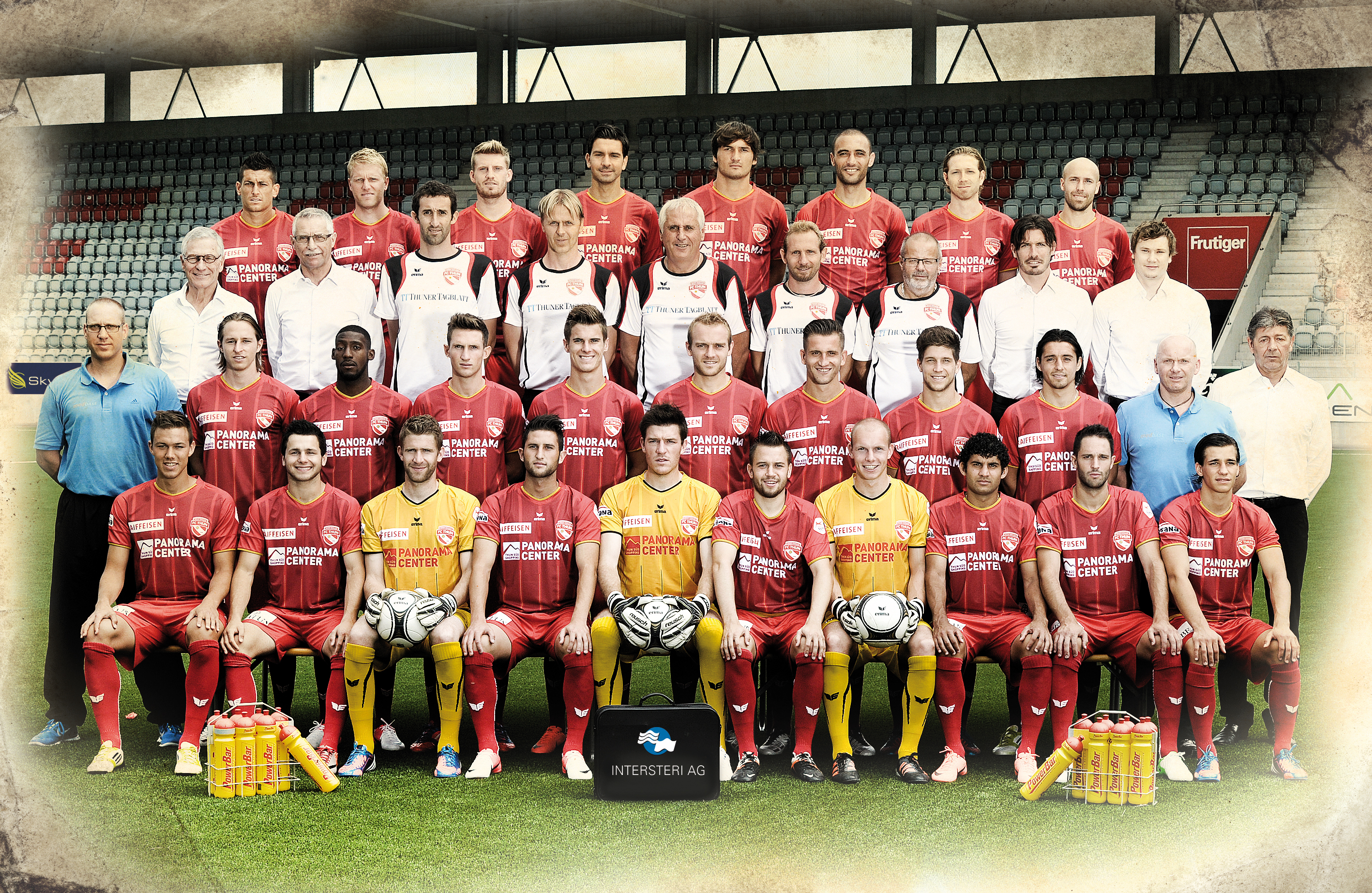 Mannschaftsfoto der ersten Mannschaft des FC Thun aus dem Jahr 1912
