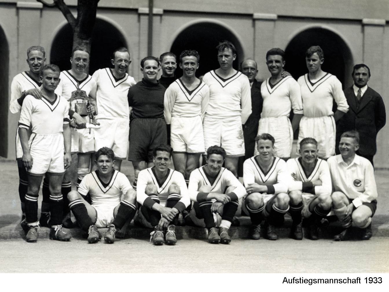 Mannschaftsfoto der ersten Mannschaft des FC Thun aus dem Jahr 1912