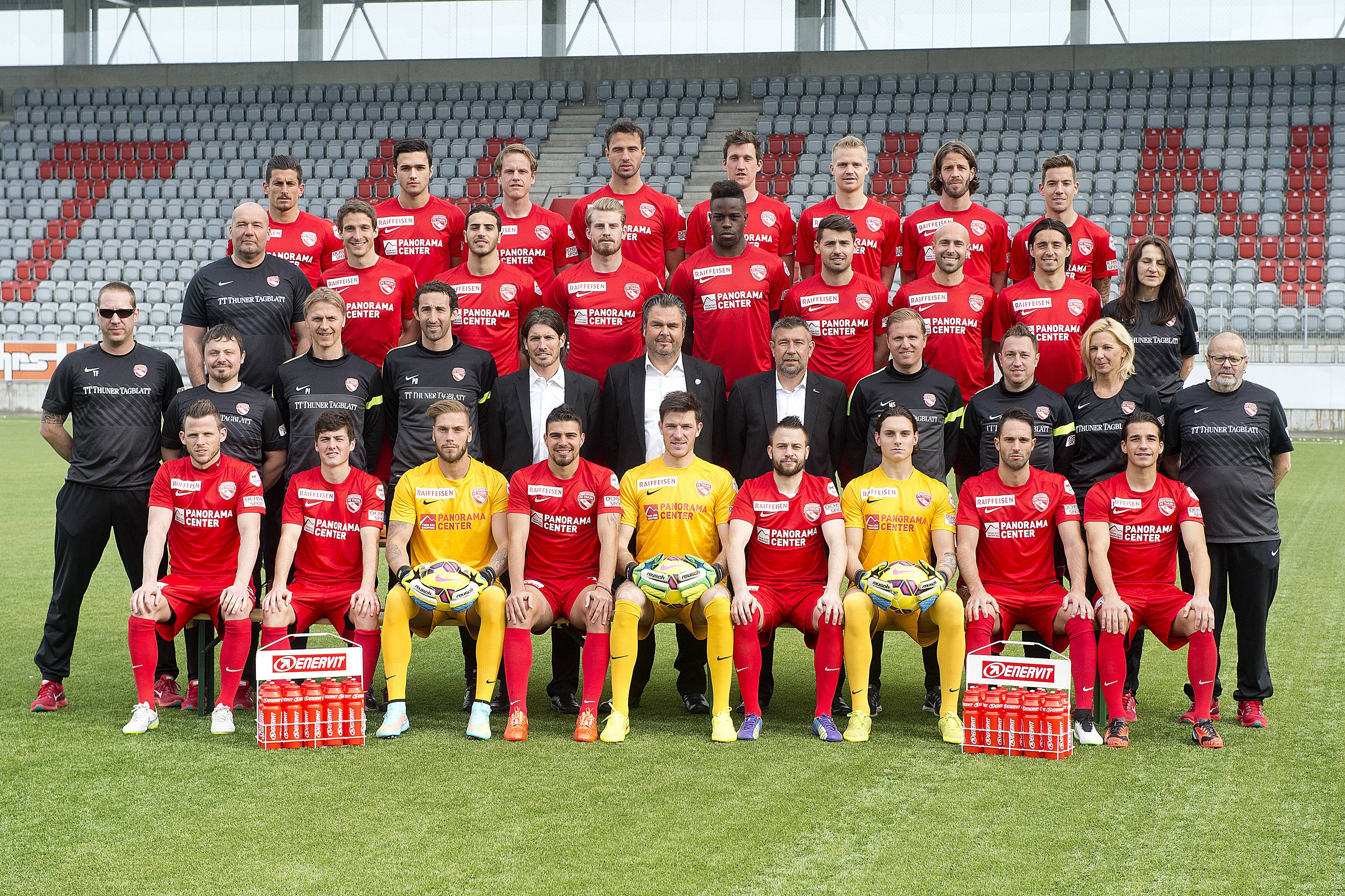 Mannschaftsfoto der ersten Mannschaft des FC Thun aus dem Jahr 1912